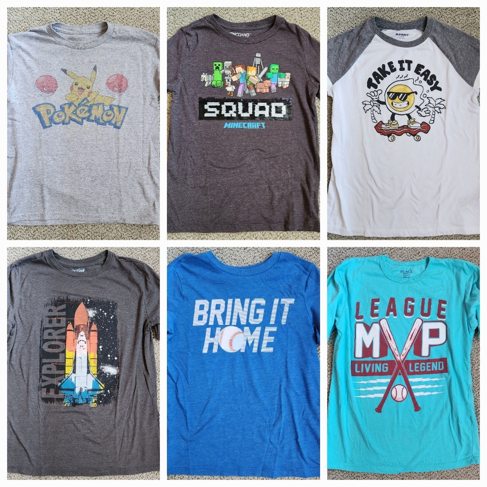 🇺🇸 Boys T-Shirts (lot of 6)